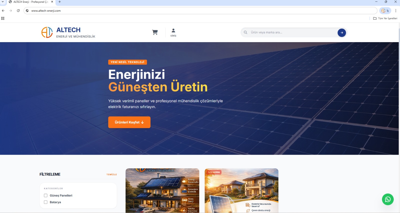 E-Ticaret Sitesi